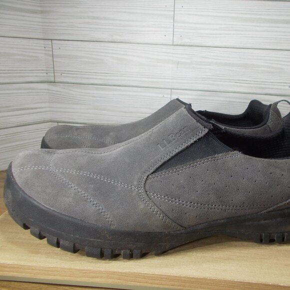 LL Bean Rugged Ridge Suede Leather Men's 13 Shoes 287224 - Picture 1 of 5